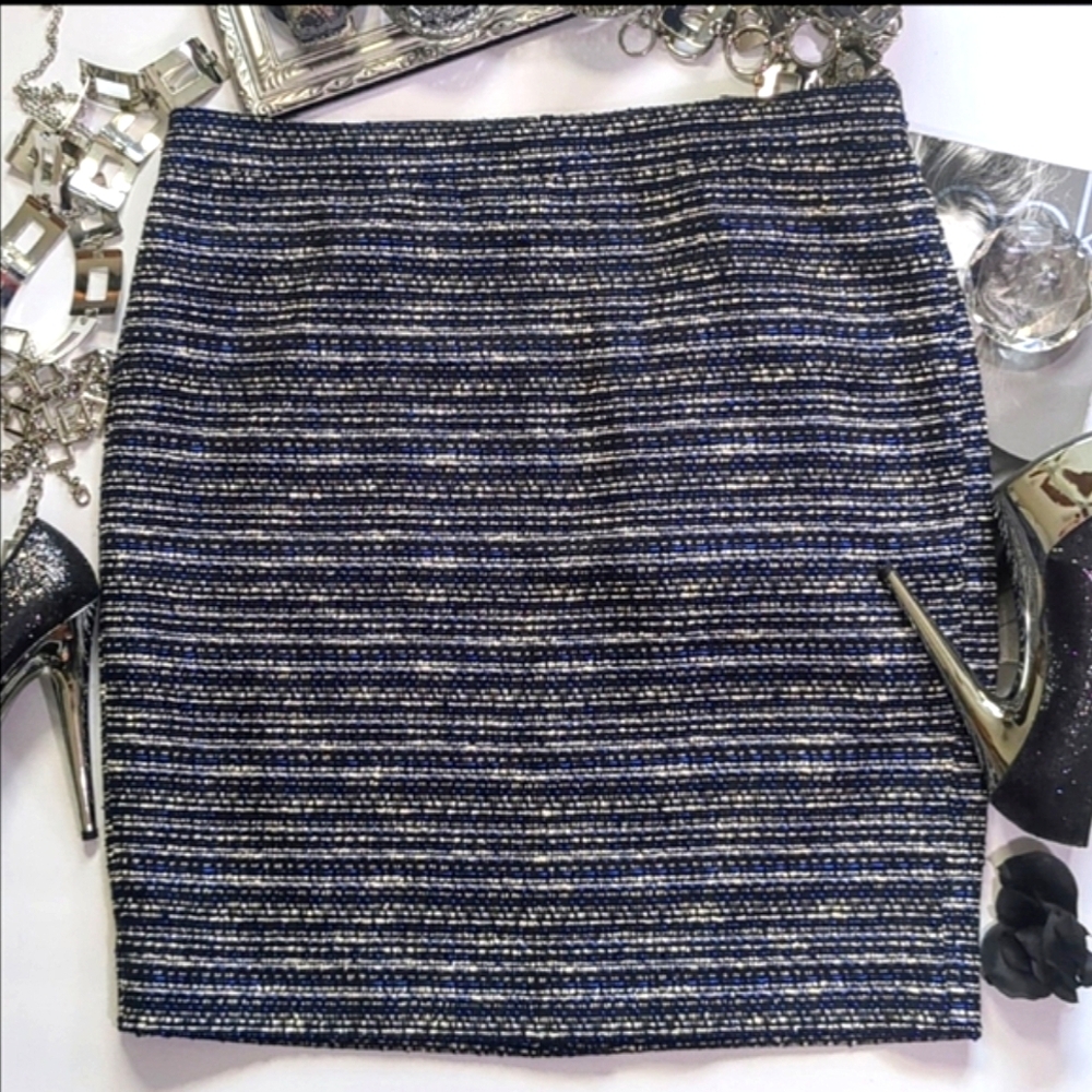 J. Crew Tweed Preppy Dark Academia School Days Pencil Skirt 14 NWOT